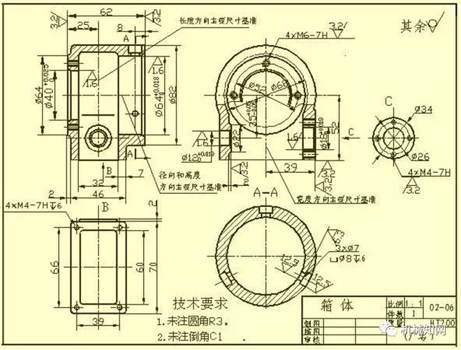 必威图纸合不合格来看看经典机械制图识图标准！(图5)