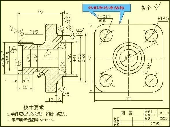 必威图纸合不合格来看看经典机械制图识图标准！(图3)