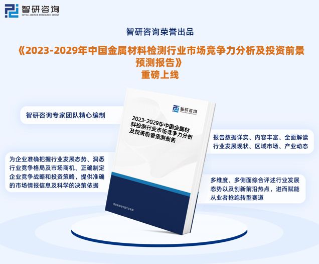 必威智研咨询重磅发布2023年中国金属材料检测行业发展趋势研究报告(图1)