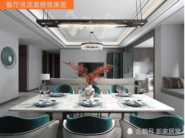 必威·「BetWay」官方网站在吊顶中加入金属装饰线条使得室内风格愈加奢华大气。(图2)