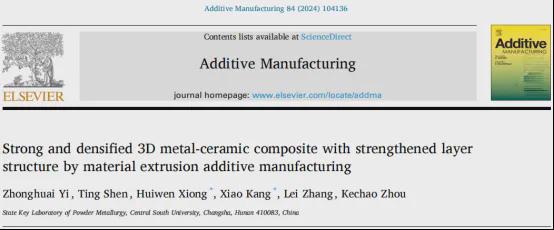 必威材料挤压增材技术为高质量金属陶瓷复合材料制造提供新思路(图1)